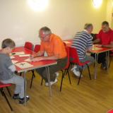 Four of the contestants at the Hull Hnefatafl Tournament 2017