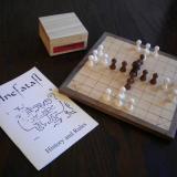 The Deluxe 25-piece Hnefatafl Game, ready for play.