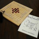 Basic 37-piece Hnefatafl Game set out for play.
